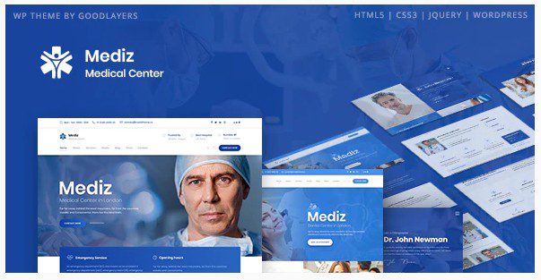 Mediz v2.0.3 - Medical WordPress Mediz v2.0.3 - Medical WordPress