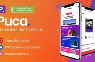 Puca - Оптимизированная мобильная тема WooCommerce