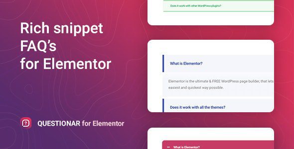 Questionar v1.1.2 – FAQ Accordions for Elementor Questionar v1.1.2 – FAQ Accordions for Elementor