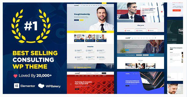 Consulting WP - тема WordPress для бизнеса и финансов Consulting WP - тема WordPress для бизнеса и финансов