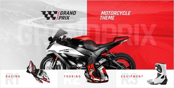 GrandPrix v1.3 - тема WordPress для мотоциклов GrandPrix v1.3 - тема WordPress для мотоциклов