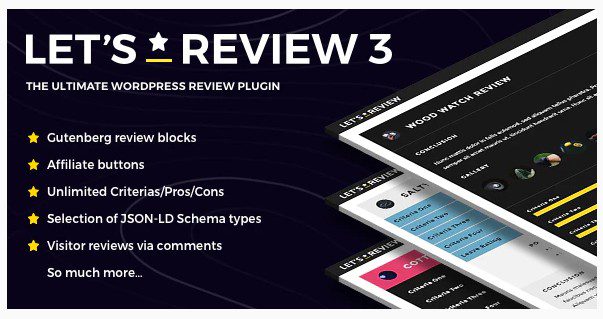 Let's Review v3.4.0 - WordPress Плагин Отзывов с партнерскими опциями Let's Review v3.4.0 - WordPress Плагин Отзывов с партнерскими опциями