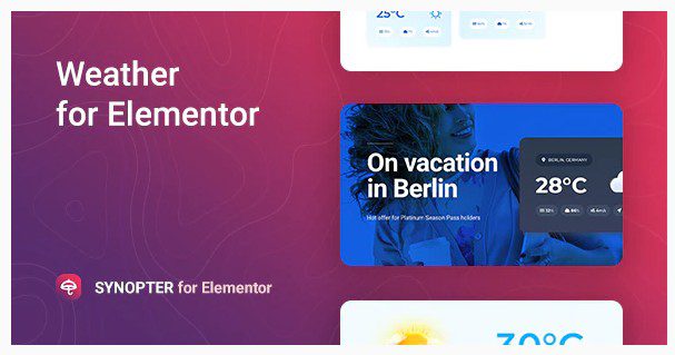 Synopter - Погода для Elementor Synopter - Погода для Elementor