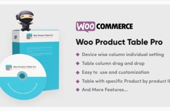 Woo Product Table Pro - WooCommerce Решение для представления таблицы продукт