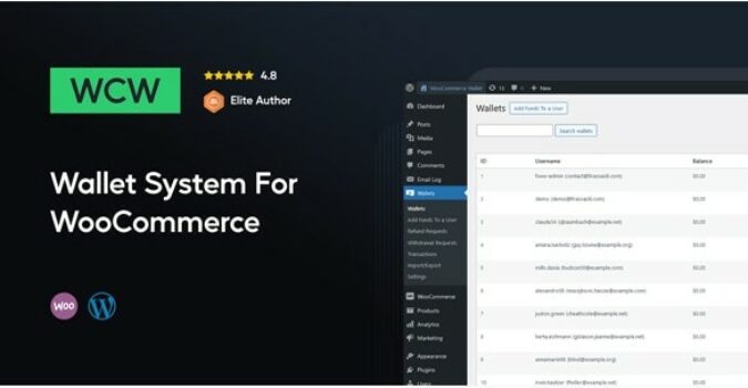 WooCommerce Wallet - Кошелек WooCommerce