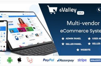 6valley Multi-Vendor E-commerce - Полное мобильное приложение для электронной коммерции, веб-сайт, панель продавца и администратора V3.0