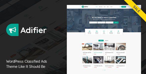 Adifier - WordPress тема для рекламных объявлений Adifier - WordPress тема для рекламных объявлений