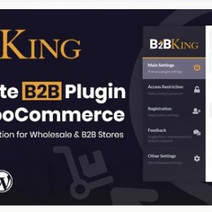B2BKing - плагин WooCommerce для B2B и оптовой торговли