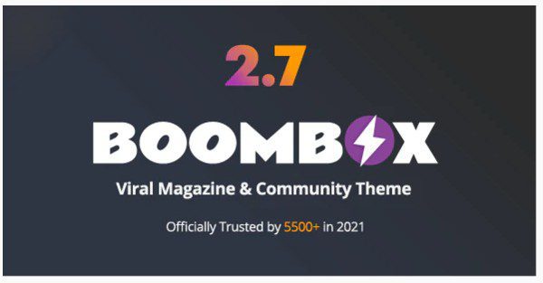 BoomBox v2.7.9 - WordPress тема для вирусного контента BoomBox v2.7.9 - WordPress тема для вирусного контента