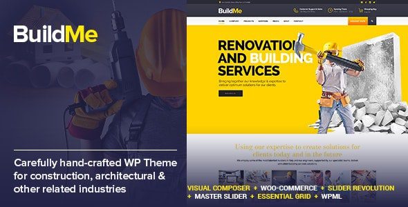 BuildMe v4.8 - WP тема для строительства и архитектуры BuildMe v4.8 - WP тема для строительства и архитектуры