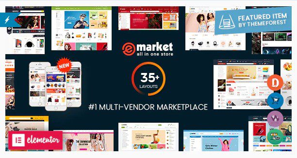 eMarket v7.6.0 - Универсальная wordpress MarketPlace тема