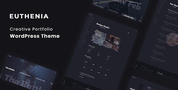Euthenia - WordPress тема для творческого портфолио Euthenia - WordPress тема для творческого портфолио