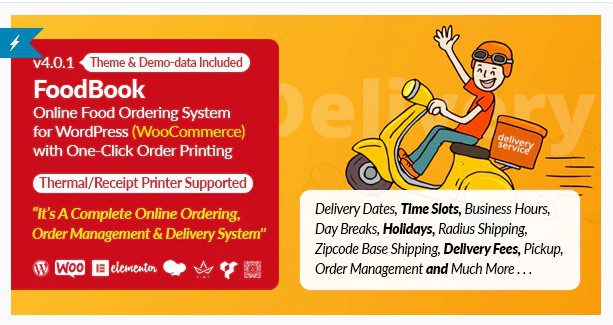 FoodBook +Addon foodbook in-restaurant order - Wordpress Система онлайн-заказа и доставки еды с печатью заказа в один клик FoodBook +Addon foodbook in-restaurant order - Wordpress Система онлайн-заказа и доставки еды с печатью заказа в один клик