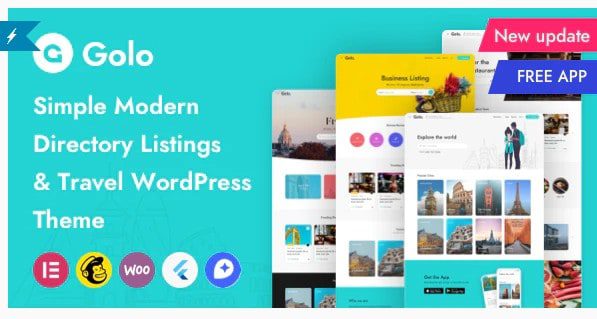 Golo v1.4.6 - каталог и объявления, тема WordPress для путешествий Golo v1.4.6 - каталог и объявления, тема WordPress для путешествий
