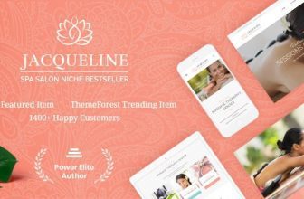 Jacqueline v2.5.0 - WordPress тема спа и массажный салон красоты + Elementor Jacqueline - WordPress тема спа и массажный салон красоты