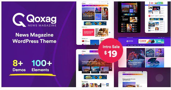 Qoxag v1.0.6 - тема для новостного журнала WordPress Qoxag v1.0.6 - тема для новостного журнала WordPress