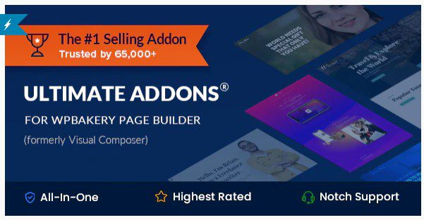 Ultimate Addons for WPBakery Page Builder - расширение для WPBakery - плагин переведён на РУССКИЙ