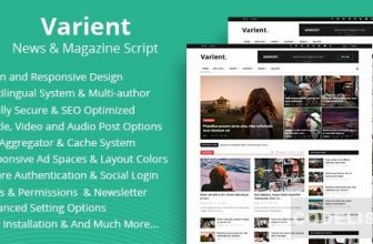 Varient - PHP Скрипт новостей и журналов