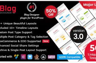 Blog Designer PRO для WordPress