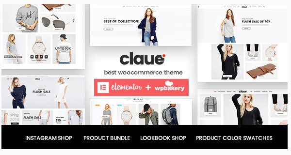 Claue v2.1.6 - Чистая, минимальная тема Elementor для WooCommerce Claue - Чистая, минимальная тема Elementor для WooCommerce