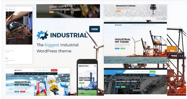 Industrial - WordPress тема заводского бизнеса Industrial - WordPress тема заводского бизнеса