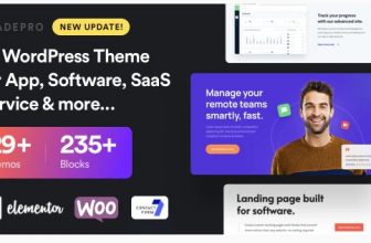 СКАЧАТЬ - ShadePro - WordPress тема Стартап и SaaS