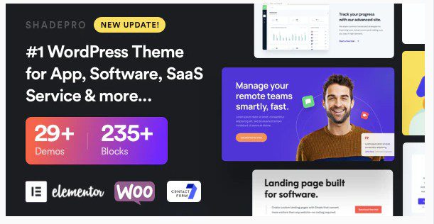 ShadePro v3.3.5 - WordPress тема Стартап и SaaS СКАЧАТЬ - ShadePro - WordPress тема Стартап и SaaS
