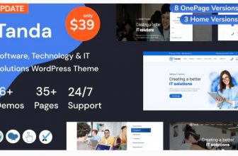 Tanda - WordPress тема для технологий и ИТ-решений