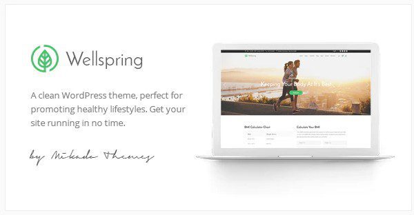 Wellspring - Wordpress Тема - Здоровье, образ жизни и благополучие Wellspring - Wordpress Тема - Здоровье, образ жизни и благополучие