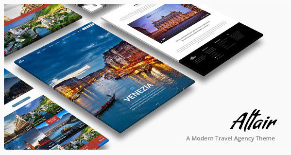 Altair - Travel Agency WordPress - тема Тур агентства