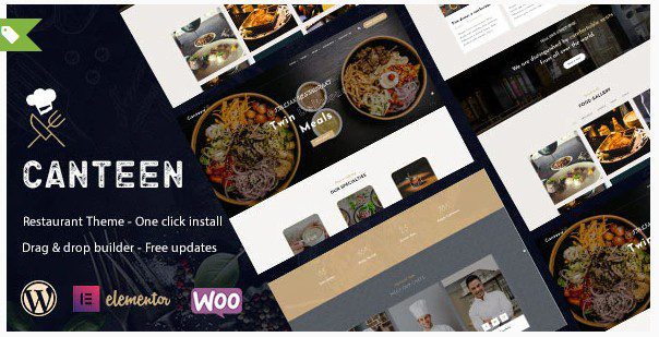 Canteen - WordPress тема ресторана Canteen - Restaurant WordPress Theme - тема ресторана