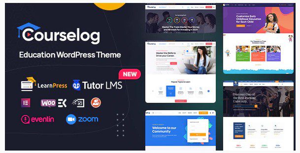 Courselog - WordPress тема образования Courselog - WordPress тема образования