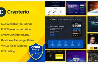 Crypterio - WordPress тема для криптовалюты