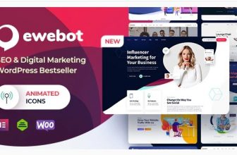 Ewebot v2.8.5 - wordpress тема для SEO - маркетинга и цифровых агентств Ewebot - SEO-маркетинг и бизнес цифровых агентств
