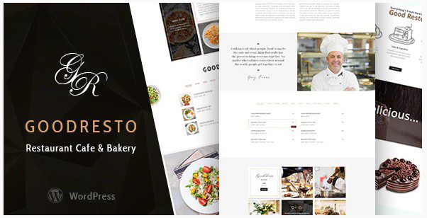GoodResto - WordPress тема ресторана + Woocommerce