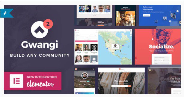 Gwangi - PRO v2.3.9 - Многоцелевая тема членства, соц сети и сообщества BuddyPress Gwangi - PRO - Многоцелевая тема членства, соц сети и сообщества BuddyPress