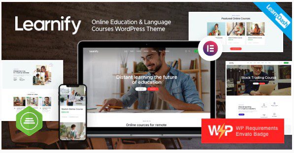 Learnify v1.0 - WordPress Тема Онлайн-курсов и образования Learnify - WordPress Тема Онлайн-курсов и образования