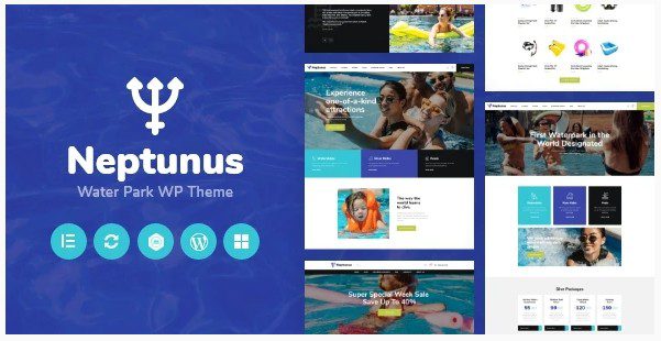 Neptunus - WordPress тема для аквапарка и парка развлечений