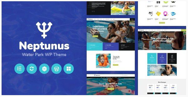 Neptunus - WordPress тема для аквапарка и парка развлечений Neptunus - WordPress тема для аквапарка и парка развлечений