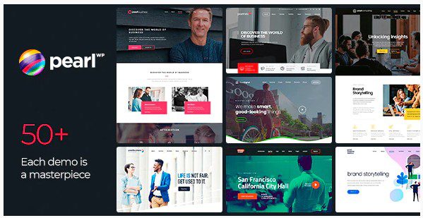 Pearl - WordPress тема для корпоративного бизнеса Pearl - WordPress тема для корпоративного бизнеса