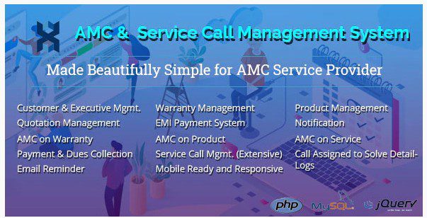 AMC and Customer Service Call Management - Приложение для управления вызовами AMC и службы поддержки клиентов Приложение для управления вызовами AMC и службы поддержки клиентов