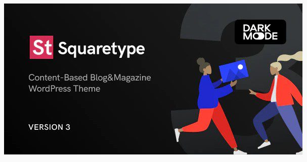 Squaretype v3.0.1 - WordPress тема для блогов
