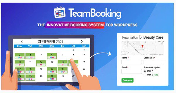 Team Booking v2.5.11 - WordPress система бронирования Team Booking - WordPress система бронирования