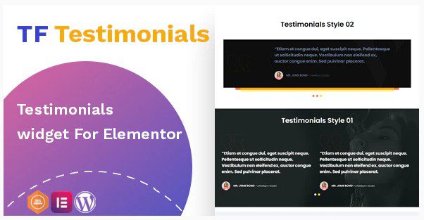 Testimonials widget For Elementor - Виджет отзывов для Elementor