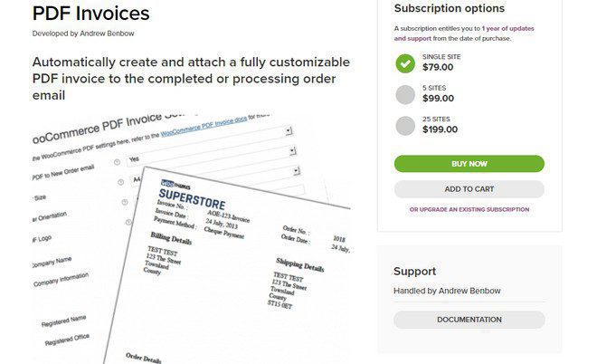 Woocommerce PDF Invoices - Счета в формате PDF Woocommerce PDF Invoices - Счета в формате PDF