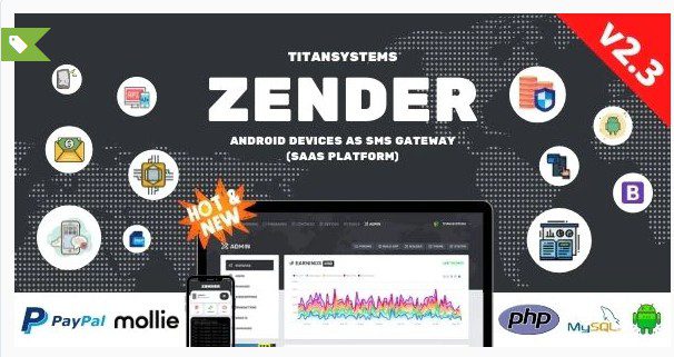 Zender - Android SMS-шлюз (платформа SaaS)