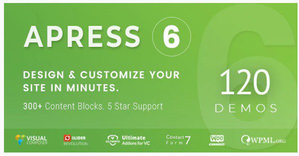 Apress v6.0.0 - многоцелевая тема wordpress Apress - многоцелевая тема wordpress
