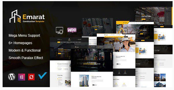 Emarat v1.0 - Строительная тема WordPress Emarat - Строительная тема WordPress