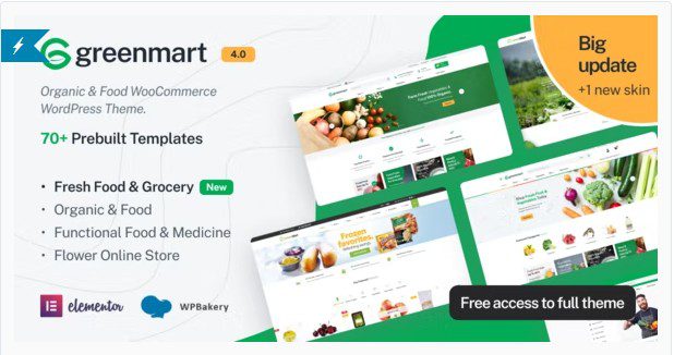 GreenMart - Organic & Food WooCommerce WordPress Theme GreenMart - Organic & Food WooCommerce WordPress Theme