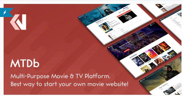 MTDb - это многоцелевая платформа для фильмов и сериалов. Его можно использовать для создания различных типов сайтов, включая клоны IMDb или Netflix или сайты, предоставляющие бесплатные ссылки для потоковой передачи фильмов.